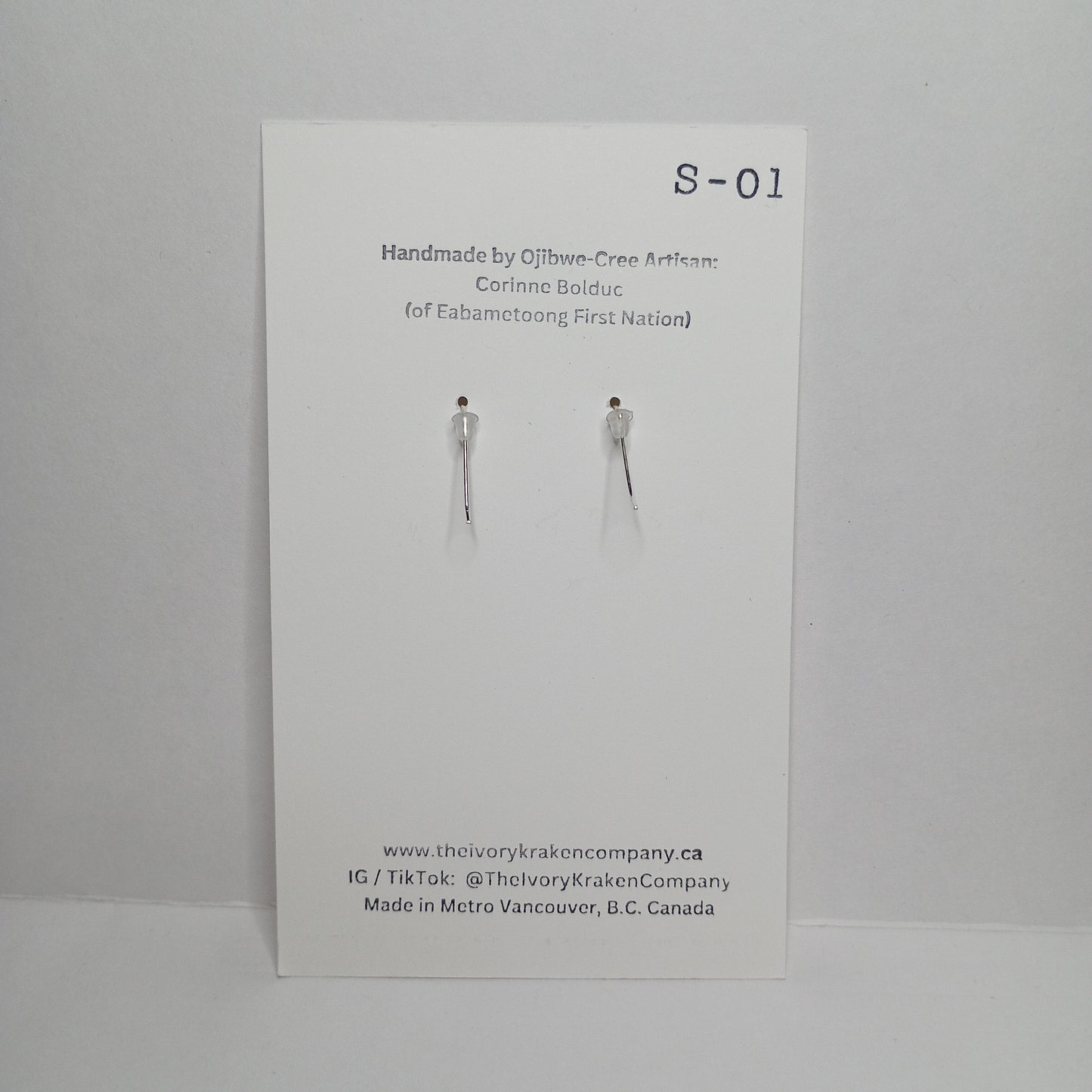 Seal Teeth - S-01 - 925 sterling silver
