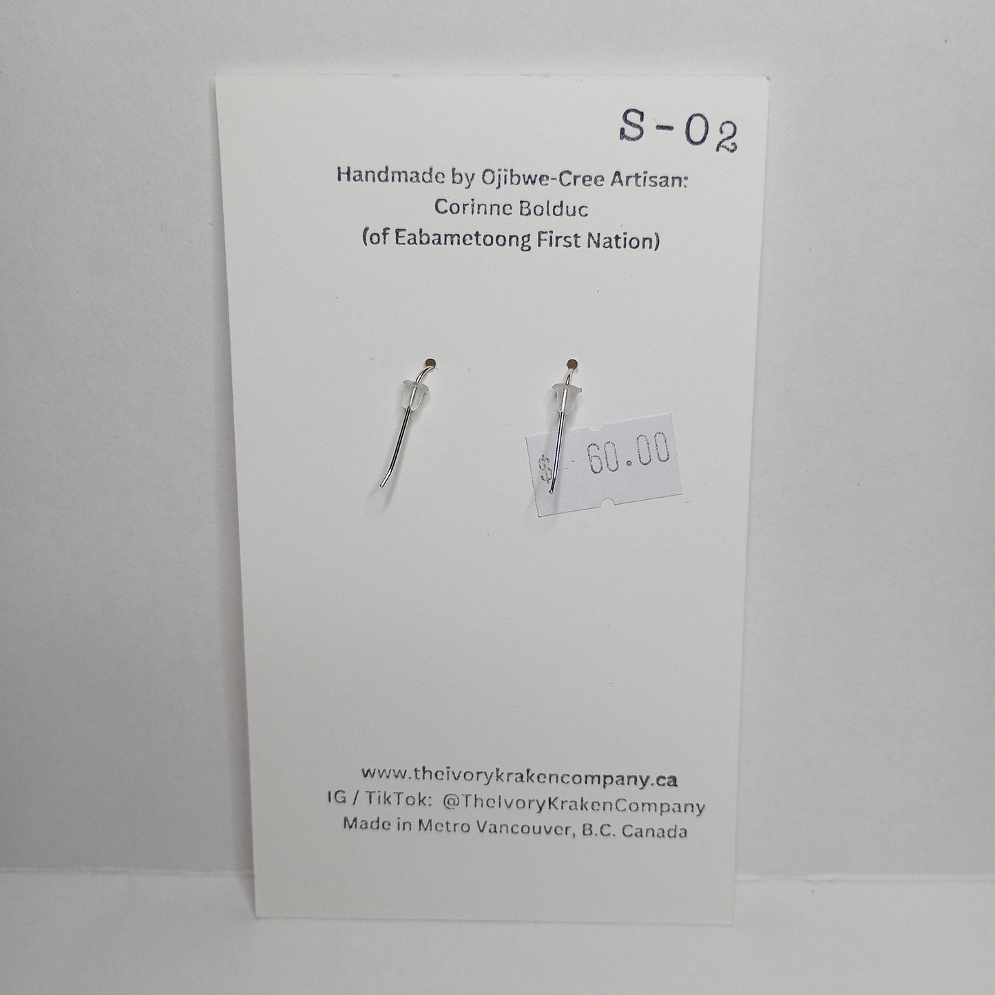 Seal Teeth - S-02 - 925 sterling silver