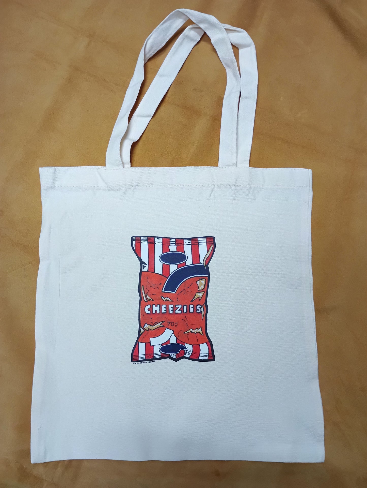 Cheezie Tote Bag - Painting Print