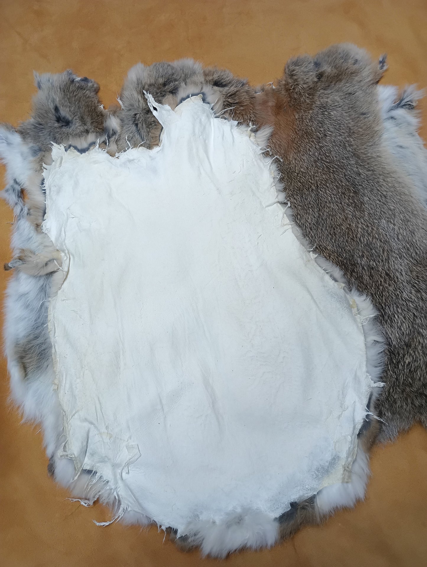 Rabbit Fur - Brown-Blonde