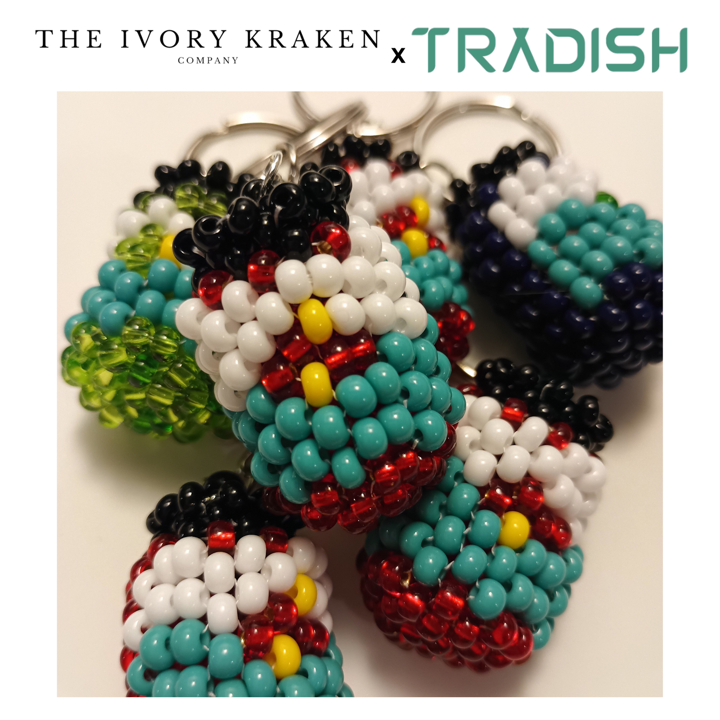 Beaded Jam Jar - Tradish Ancestor Cafe x The Ivory Kraken Company Collab
