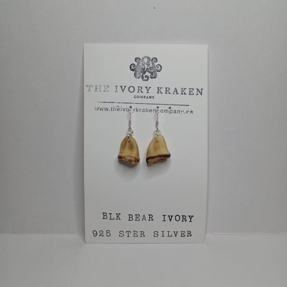 Black Bear Ivories - B-02 - 925 sterling silver