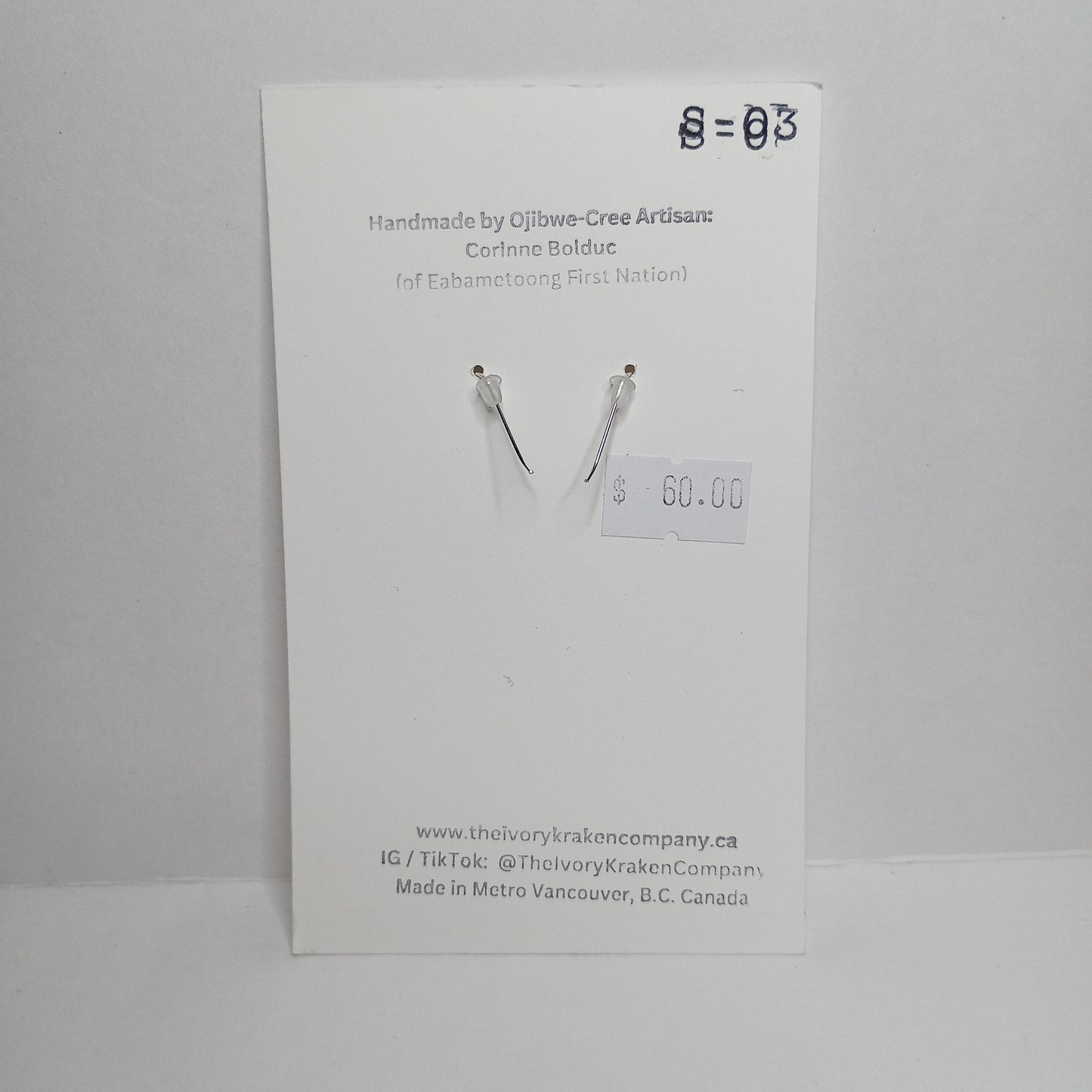 Seal Teeth - S-03 - 925 sterling silver