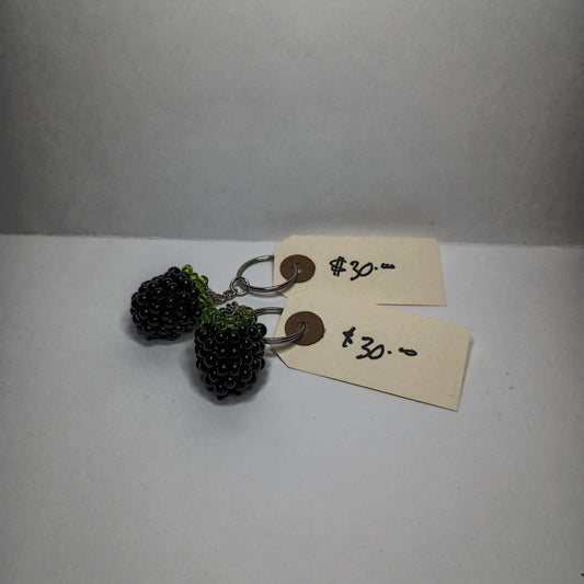 Beaded Blackberry Keychain