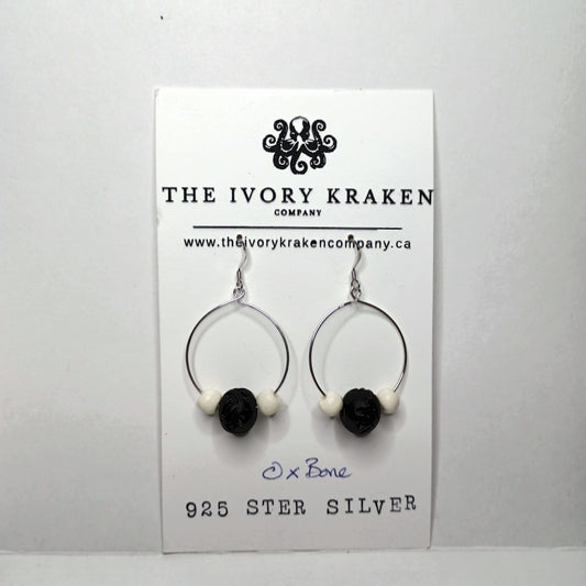 Ox Bone - 925 sterling silver