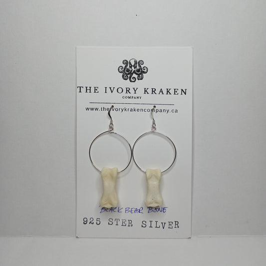 Black Bear Bone - 925 sterling silver