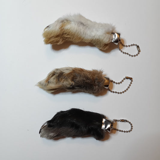 Rabbit Foot Keychain