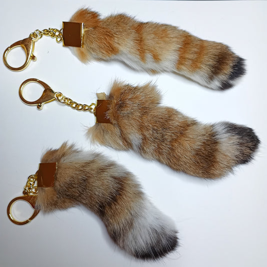 Bobcat Tail Keychain