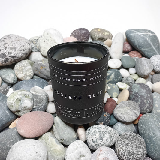Endless Blue - Soy candle w/ wood wick