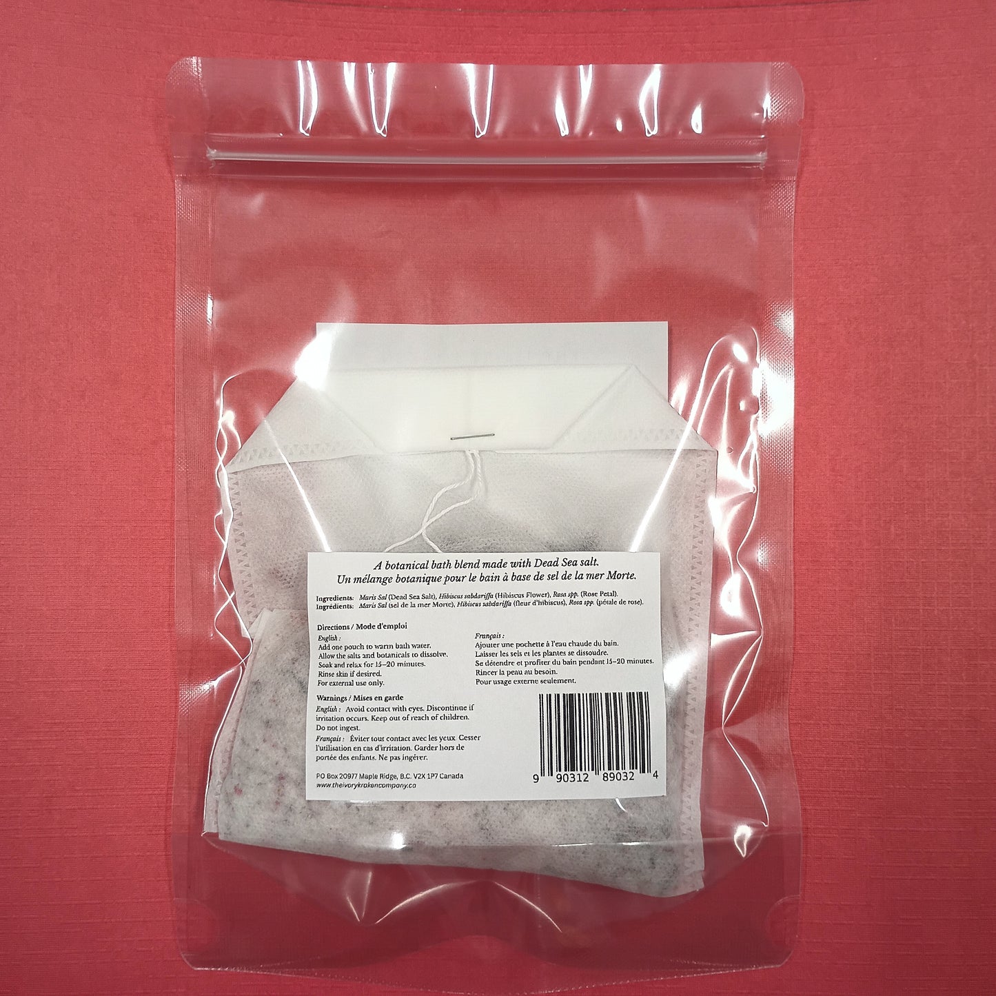 Hibiscus + Rose - Bath Tea