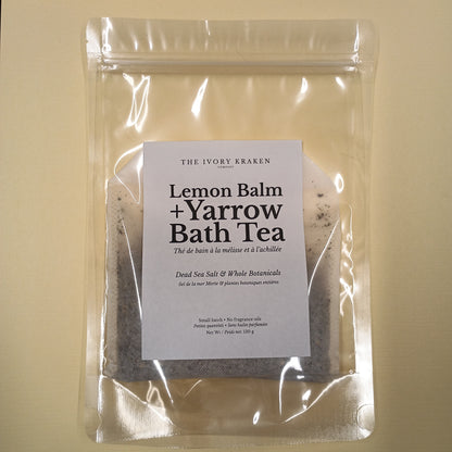 Lemon Balm + Yarrow - Bath Tea