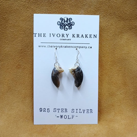 Wolf Claw Earrings - 925 Sterling Silver (B)