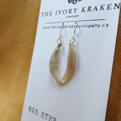 Fox Teeth Earrings - 925 Sterling Silver (B)