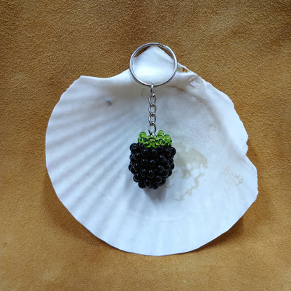 Beaded Blackberry Keychain