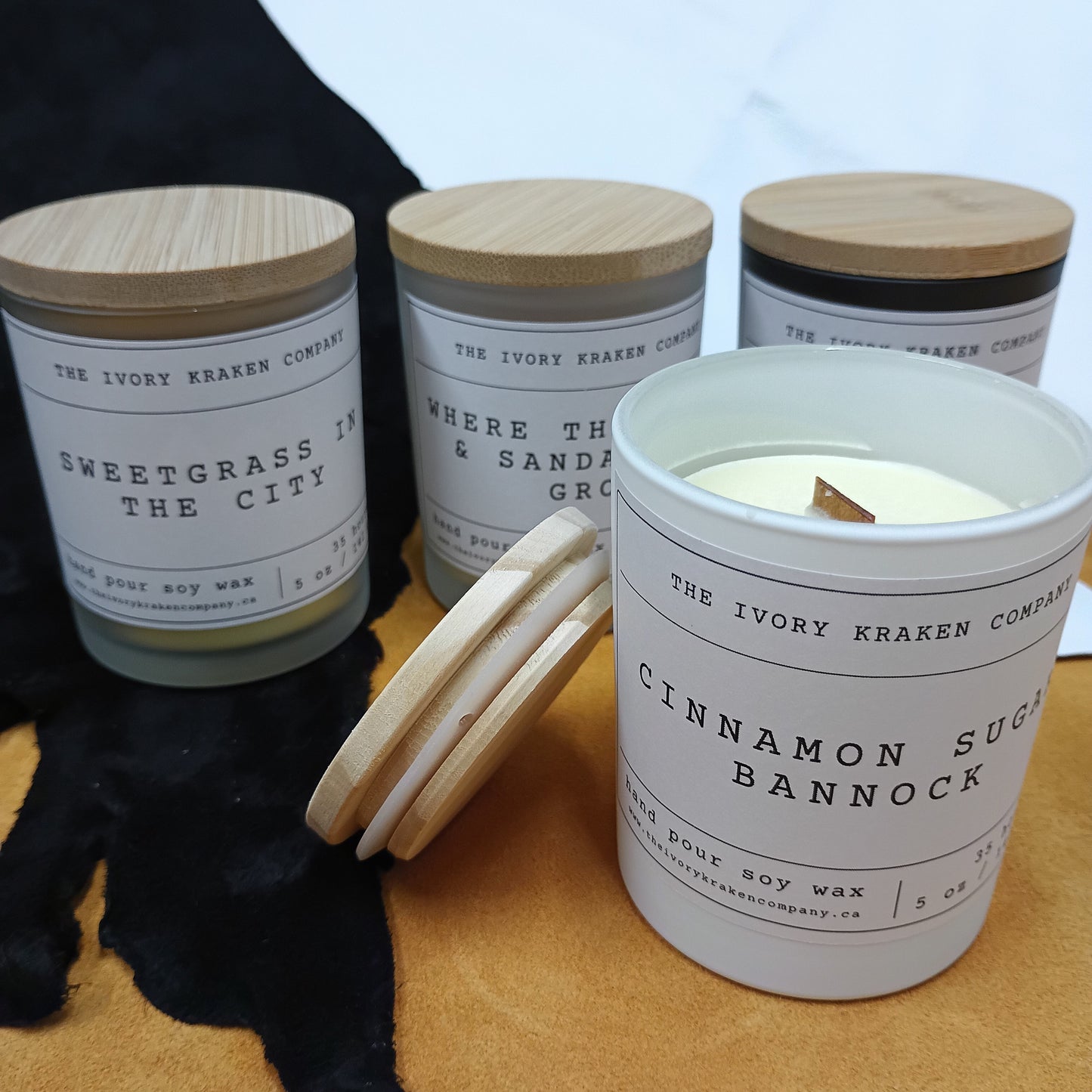 Cinnamon Sugar Bannock - Soy candle w/ wood wick