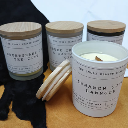 Cinnamon Sugar Bannock - Soy candle w/ wood wick